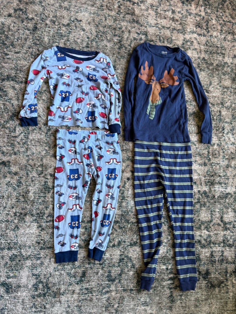 Boys Cotton Pajama Set Bundle